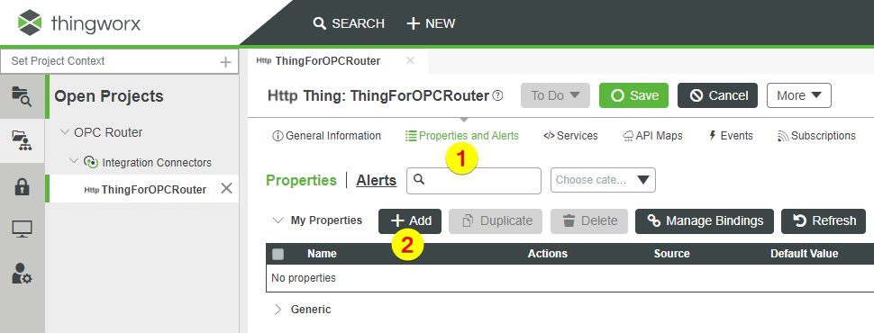 Thingworx 屬性警報(bào)